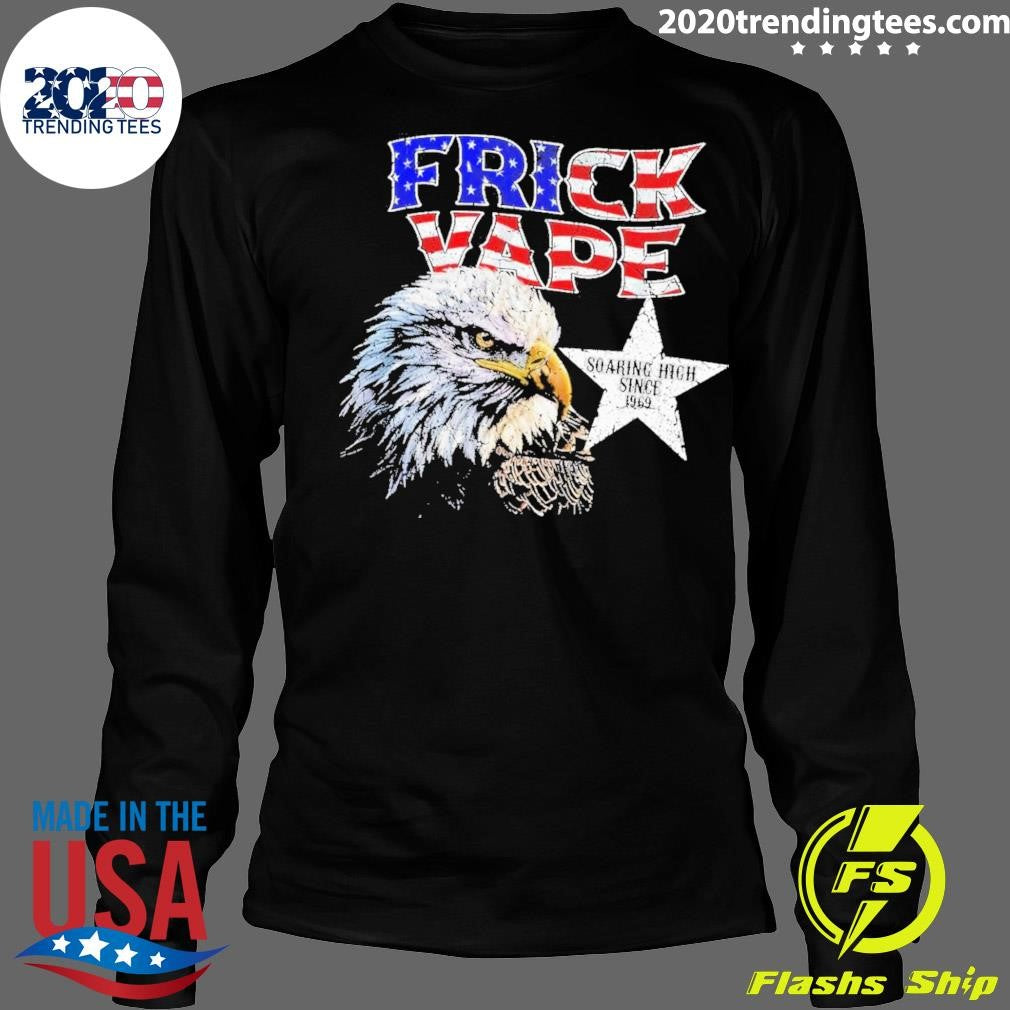Nice Baylen Levine 4th July Merch Frick Vape Eagle - Adult & Kids T-Shirts, Sweatshirts & Hoodies apparel design preview 4