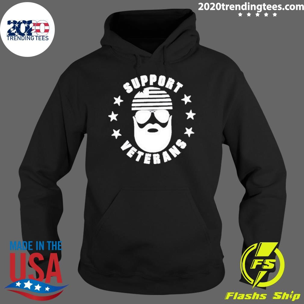 Nice Beard Vet Support Veterans - Adult & Kids T-Shirts, Sweatshirts & Hoodies apparel design preview 2
