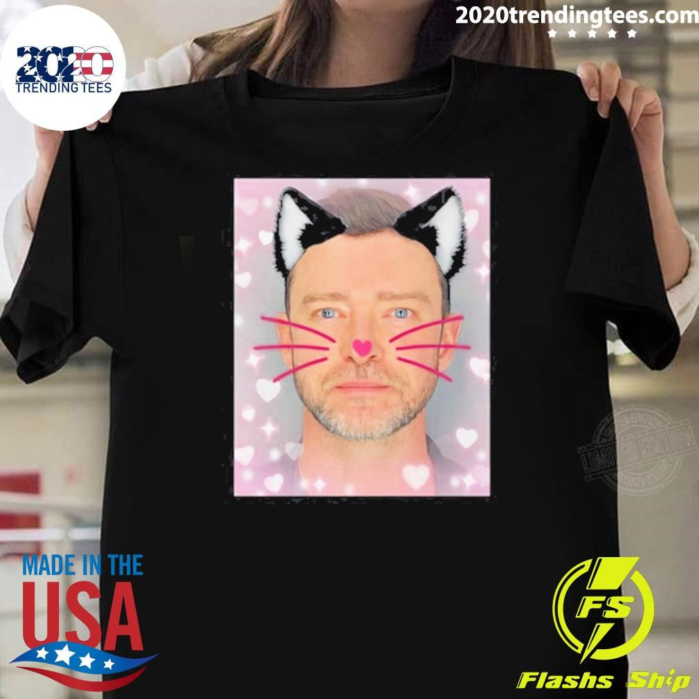 Nice Cat Boy Jt Mugshot Cringey - Adult & Kids T-Shirts, Sweatshirts & Hoodies apparel design preview 1