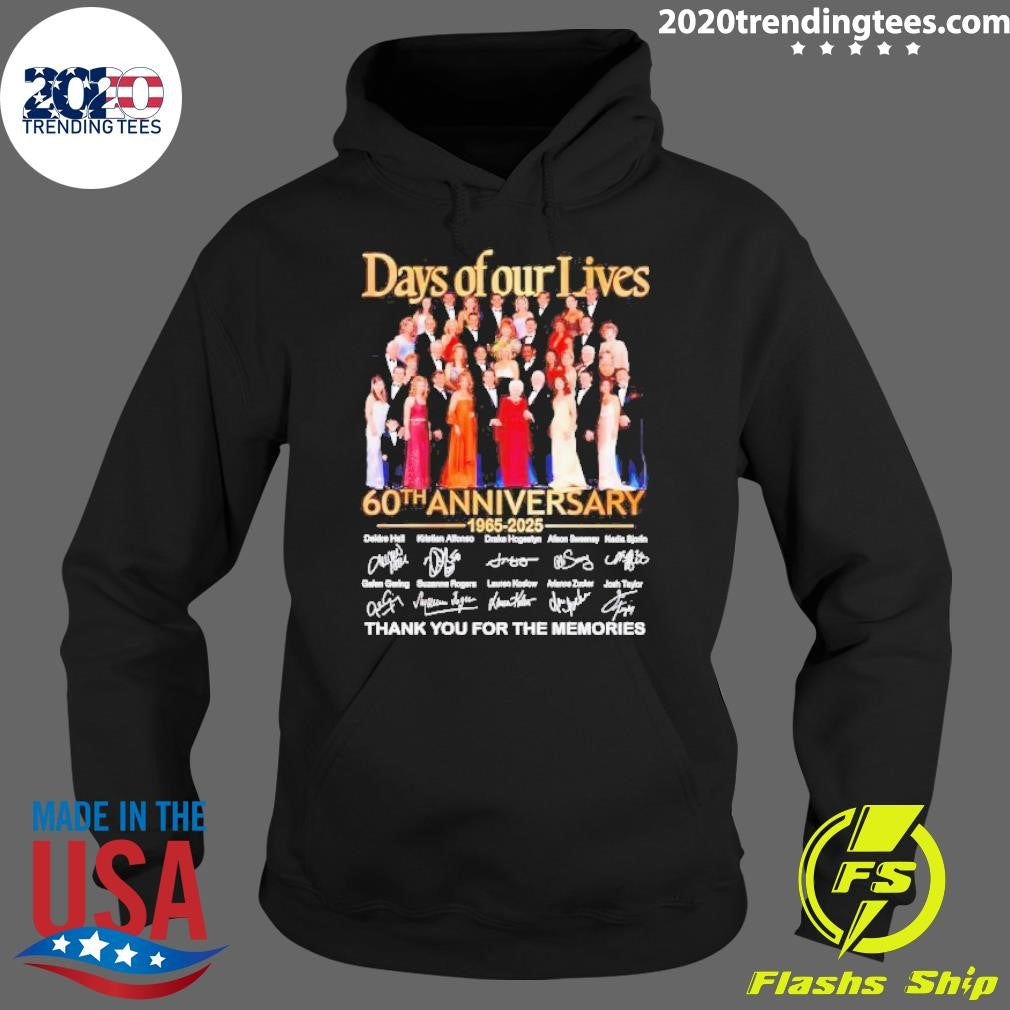 Nice Days Of Our Lives 60th Anniversary 1965 2025 - Adult & Kids T-Shirts, Sweatshirts & Hoodies apparel design preview 2