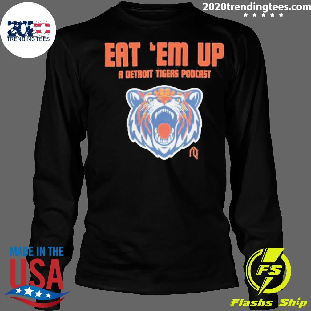 Nice Detroit Tigers Eat 'em Up Pod 2024 - Adult & Kids T-Shirts, Sweatshirts & Hoodies apparel design preview 4