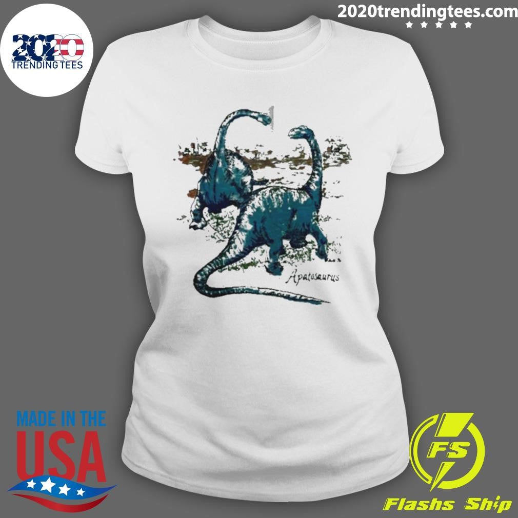 Nice Dinosaur Apatosaurus Vintage - Adult & Kids T-Shirts, Sweatshirts & Hoodies apparel design preview 3