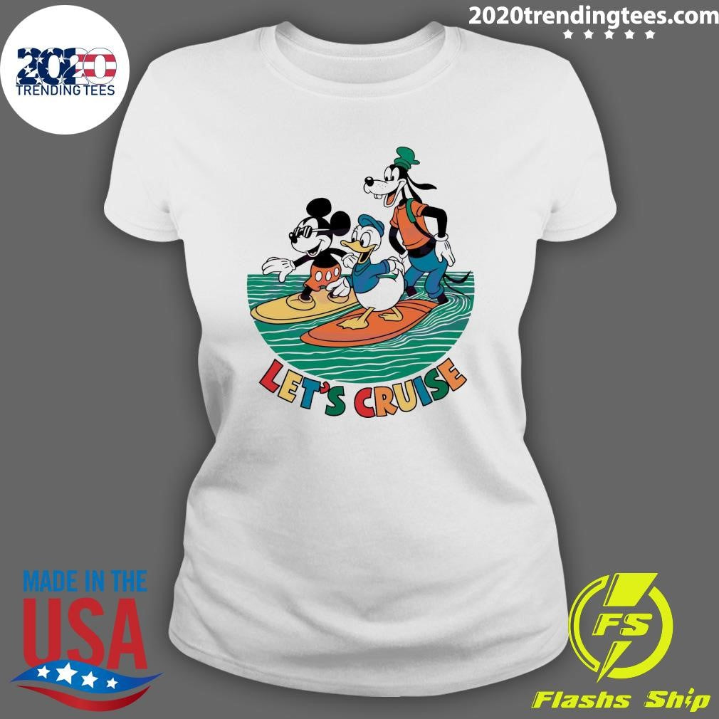 Nice Disney Trip Let's Cruise Summer Vibes - Adult & Kids T-Shirts, Sweatshirts & Hoodies apparel design preview 3