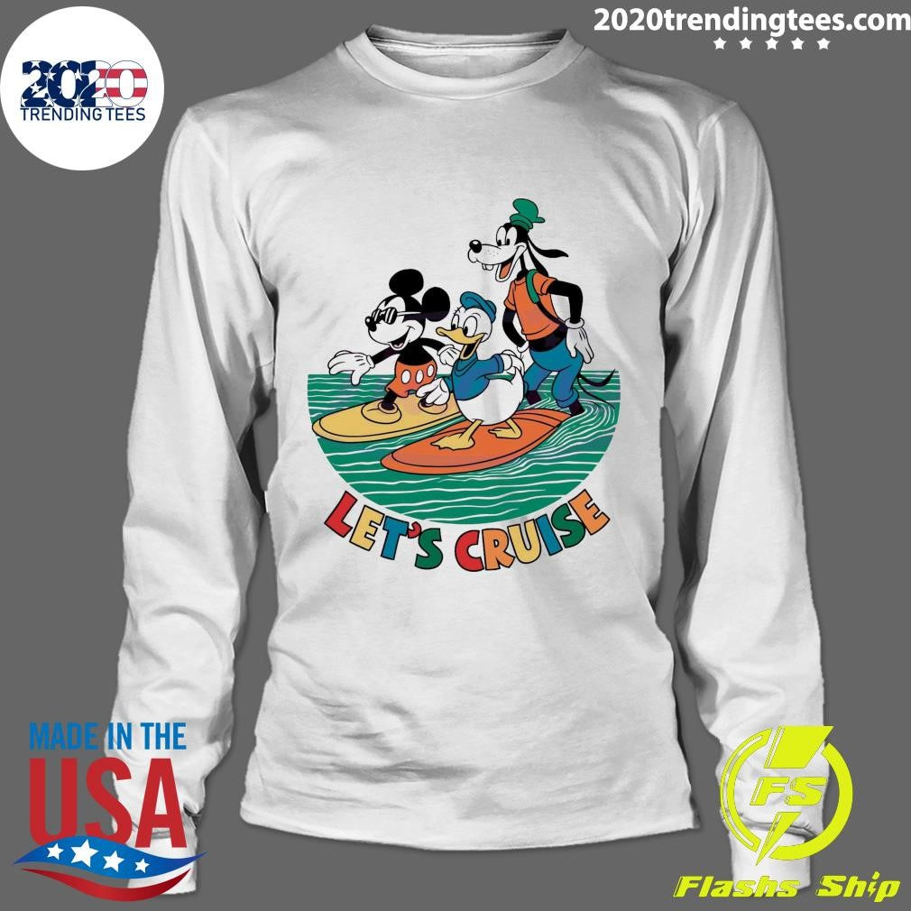 Nice Disney Trip Let's Cruise Summer Vibes - Adult & Kids T-Shirts, Sweatshirts & Hoodies apparel design preview 4