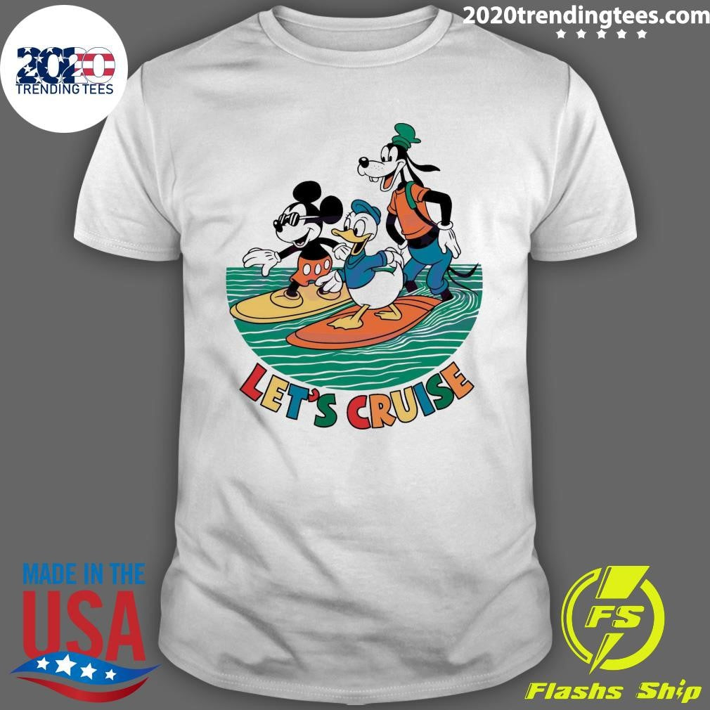 Nice Disney Trip Let's Cruise Summer Vibes - Adult & Kids T-Shirts, Sweatshirts & Hoodies apparel design preview 1