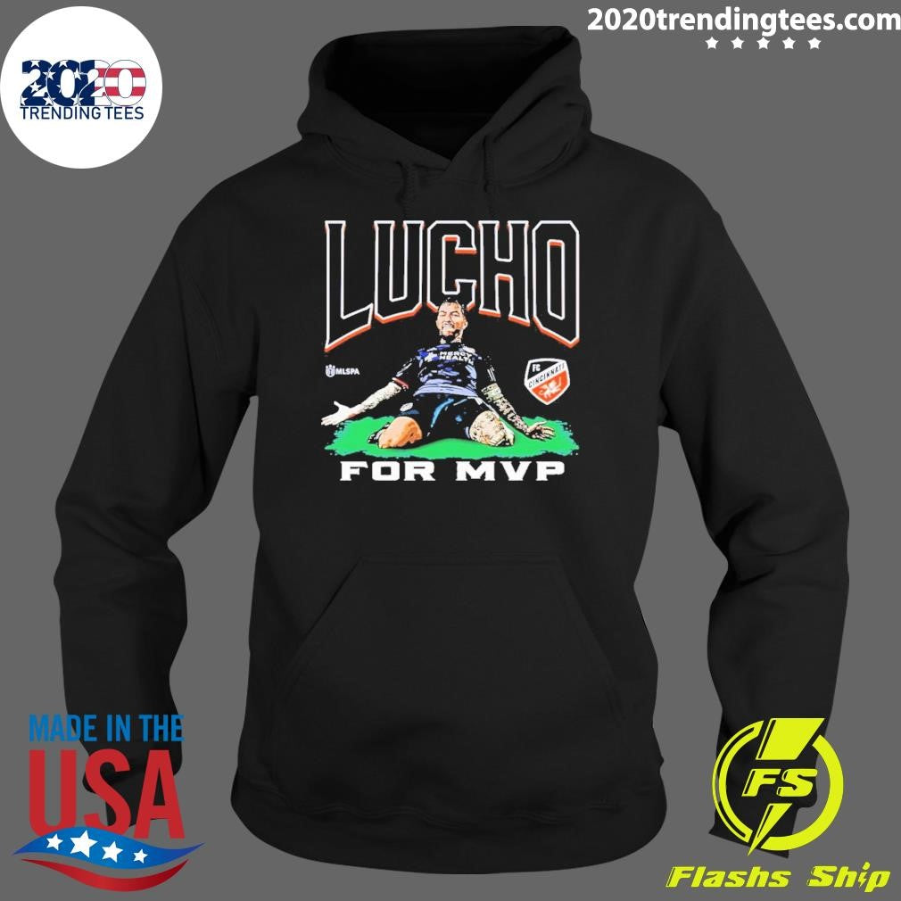 Nice Fc Cincinnati Lucho For Mvp 2024 - Adult & Kids T-Shirts, Sweatshirts & Hoodies apparel design preview 2