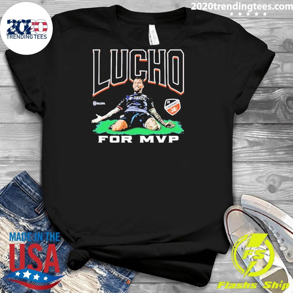 Nice Fc Cincinnati Lucho For Mvp 2024 - Adult & Kids T-Shirts, Sweatshirts & Hoodies apparel design preview 3