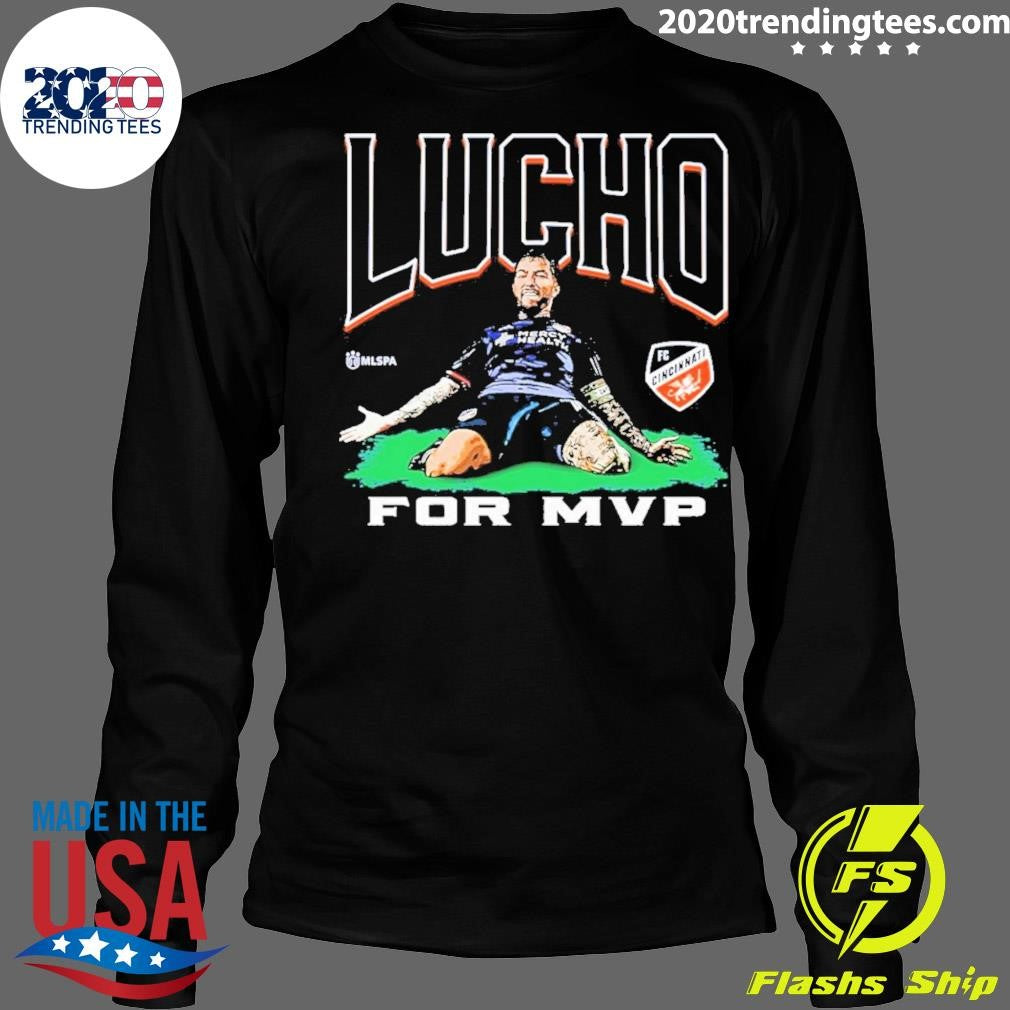 Nice Fc Cincinnati Lucho For Mvp 2024 - Adult & Kids T-Shirts, Sweatshirts & Hoodies apparel design preview 4