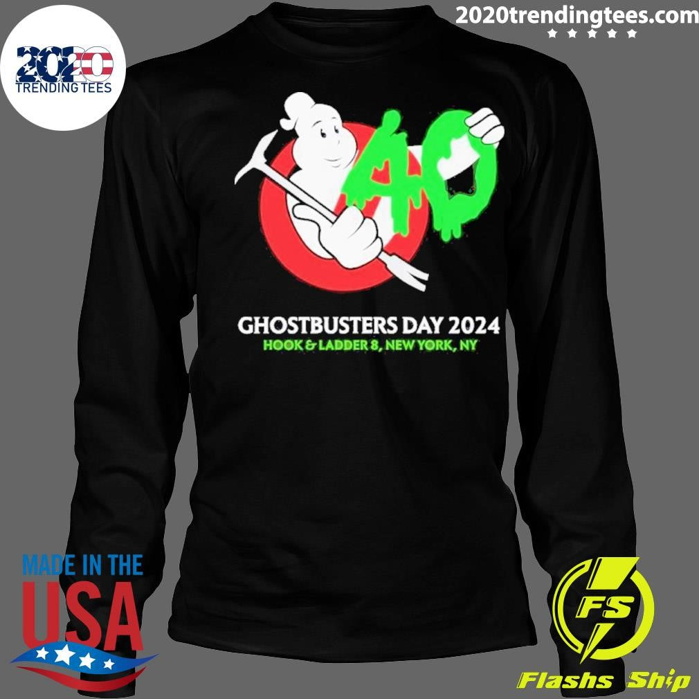 Nice Ghostbusters Day 2024 40th Anniversary - Adult & Kids T-Shirts, Sweatshirts & Hoodies apparel design preview 4