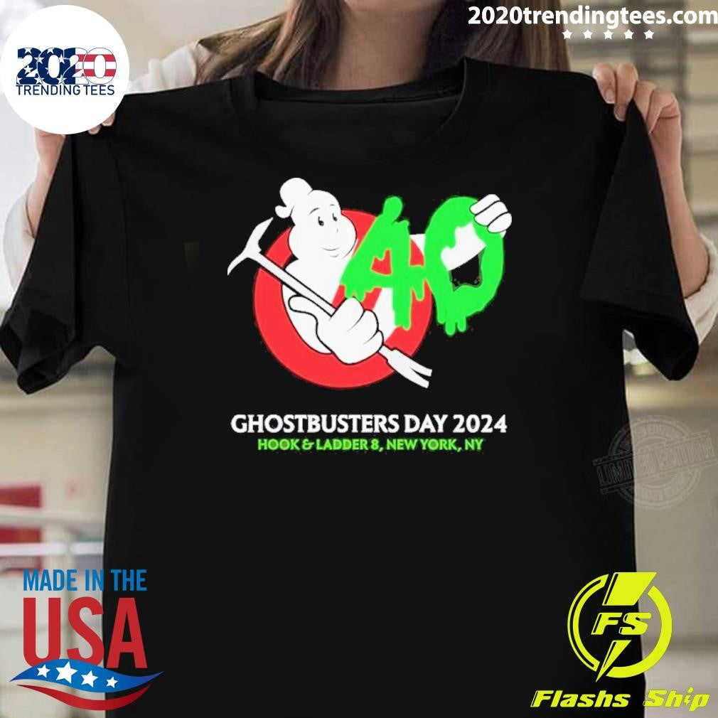 Nice Ghostbusters Day 2024 40th Anniversary - Adult & Kids T-Shirts, Sweatshirts & Hoodies apparel design preview 1