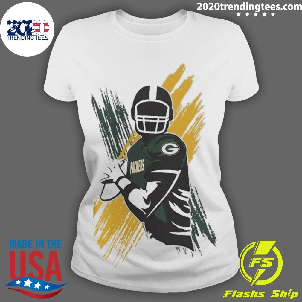 Nice Green Bay Packers Starter Player X Logo Graphic - Adult & Kids T-Shirts, Sweatshirts & Hoodies apparel design preview 3