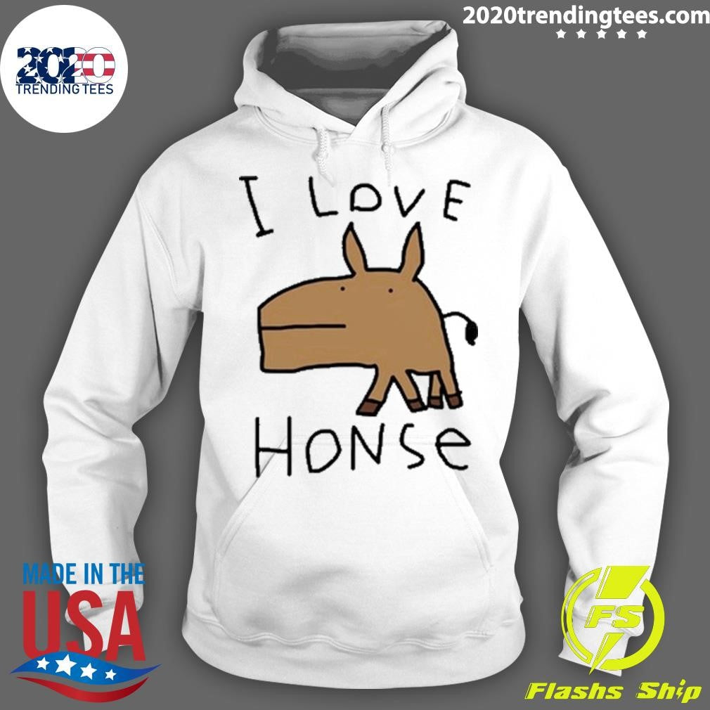 Nice I Love Honse - Adult & Kids T-Shirts, Sweatshirts & Hoodies apparel design preview 2