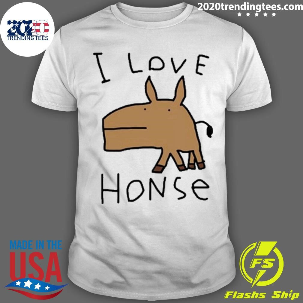Nice I Love Honse - Adult & Kids T-Shirts, Sweatshirts & Hoodies apparel design preview 1
