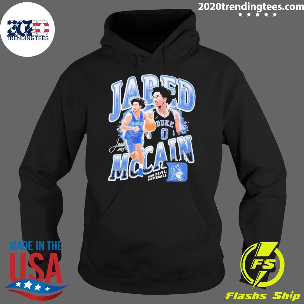 Nice Jared Mccain Duke Blue Devils Basketball - Adult & Kids T-Shirts, Sweatshirts & Hoodies apparel design preview 2