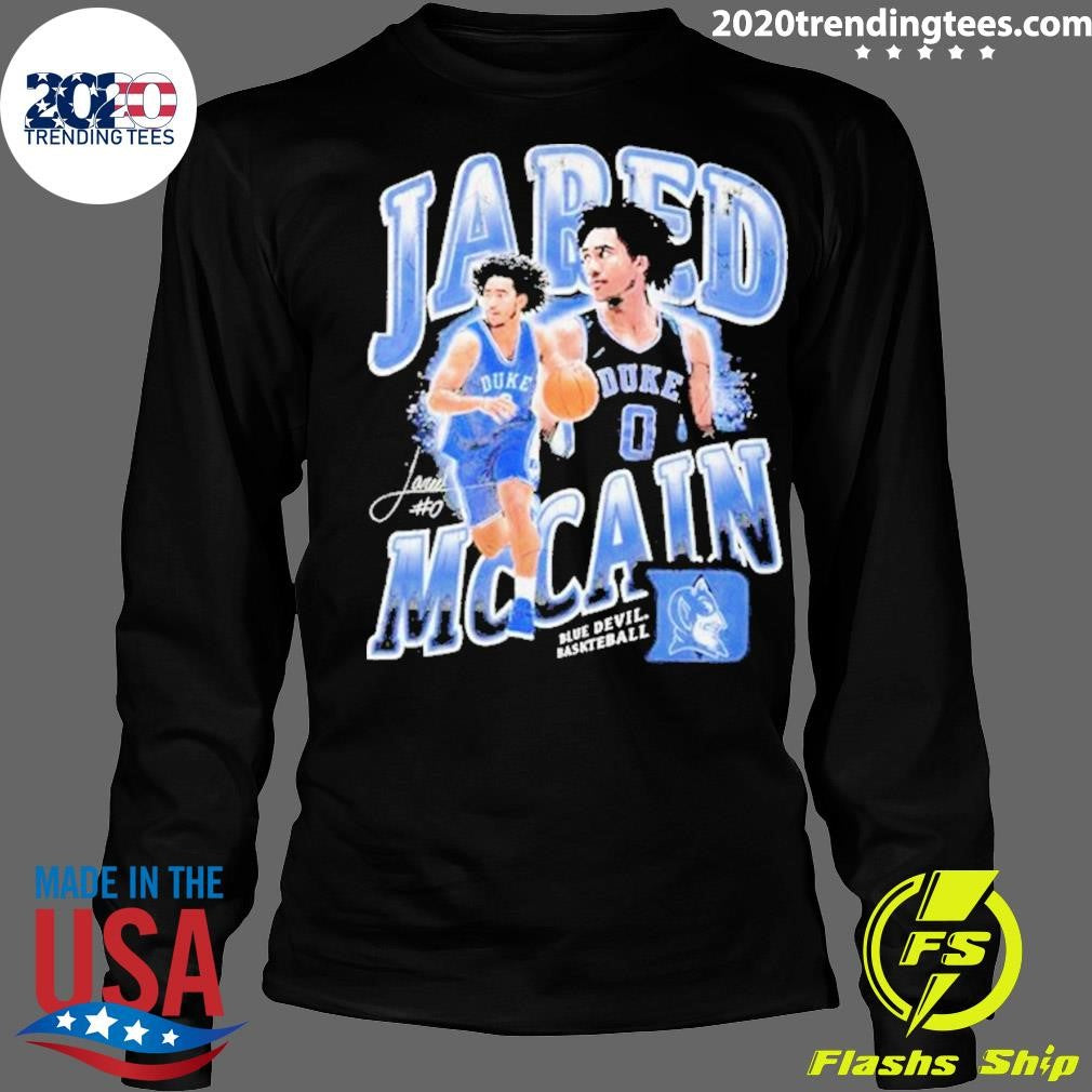 Nice Jared Mccain Duke Blue Devils Basketball - Adult & Kids T-Shirts, Sweatshirts & Hoodies apparel design preview 4