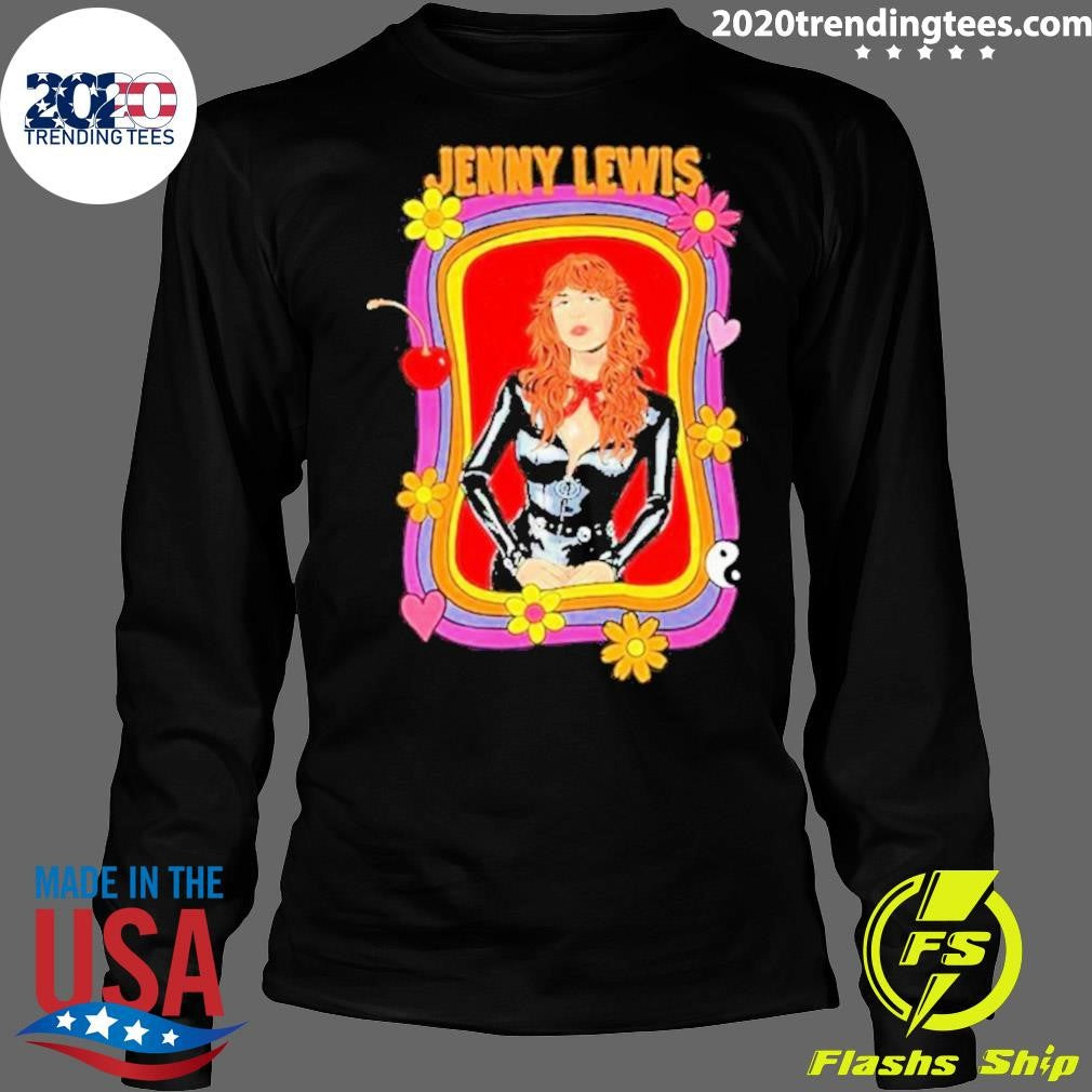 Nice Jenny Lewis Flower - Adult & Kids T-Shirts, Sweatshirts & Hoodies apparel design preview 4