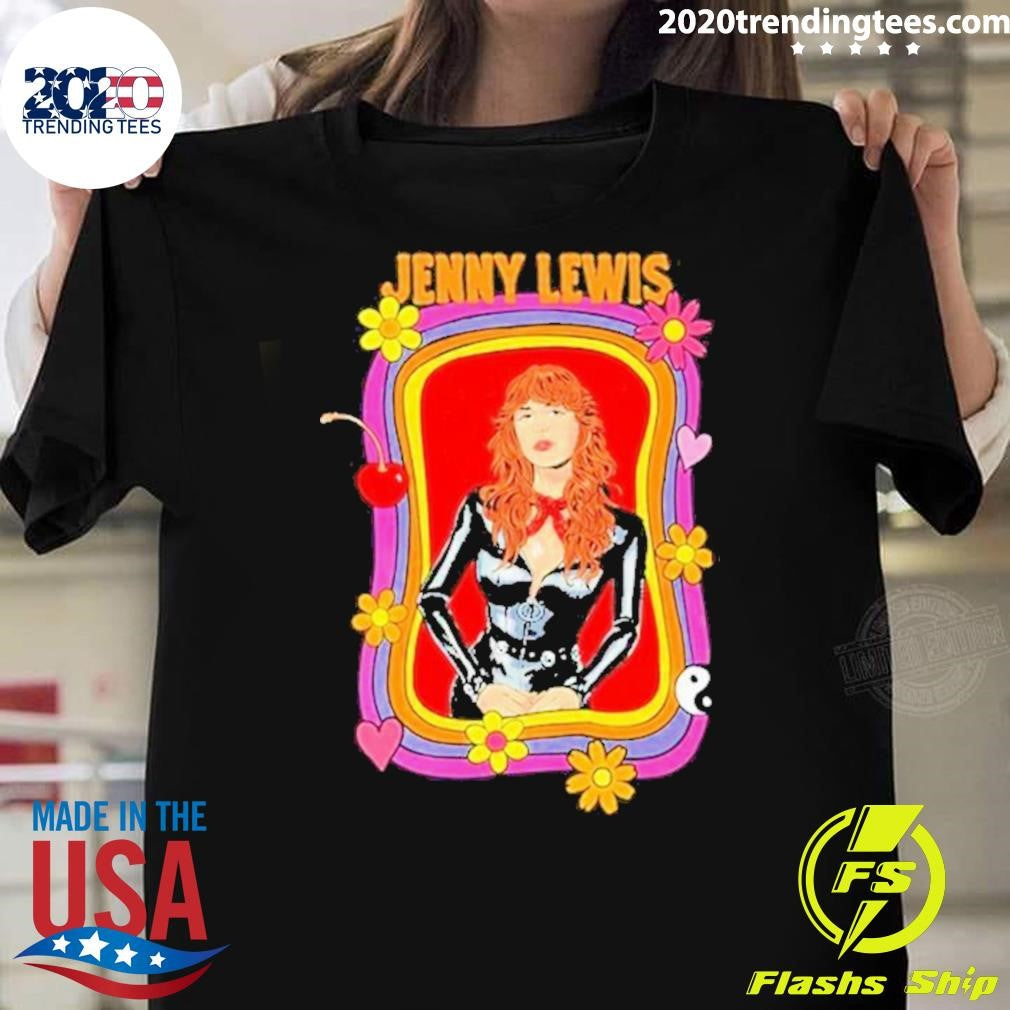 Nice Jenny Lewis Flower - Adult & Kids T-Shirts, Sweatshirts & Hoodies apparel design preview 1