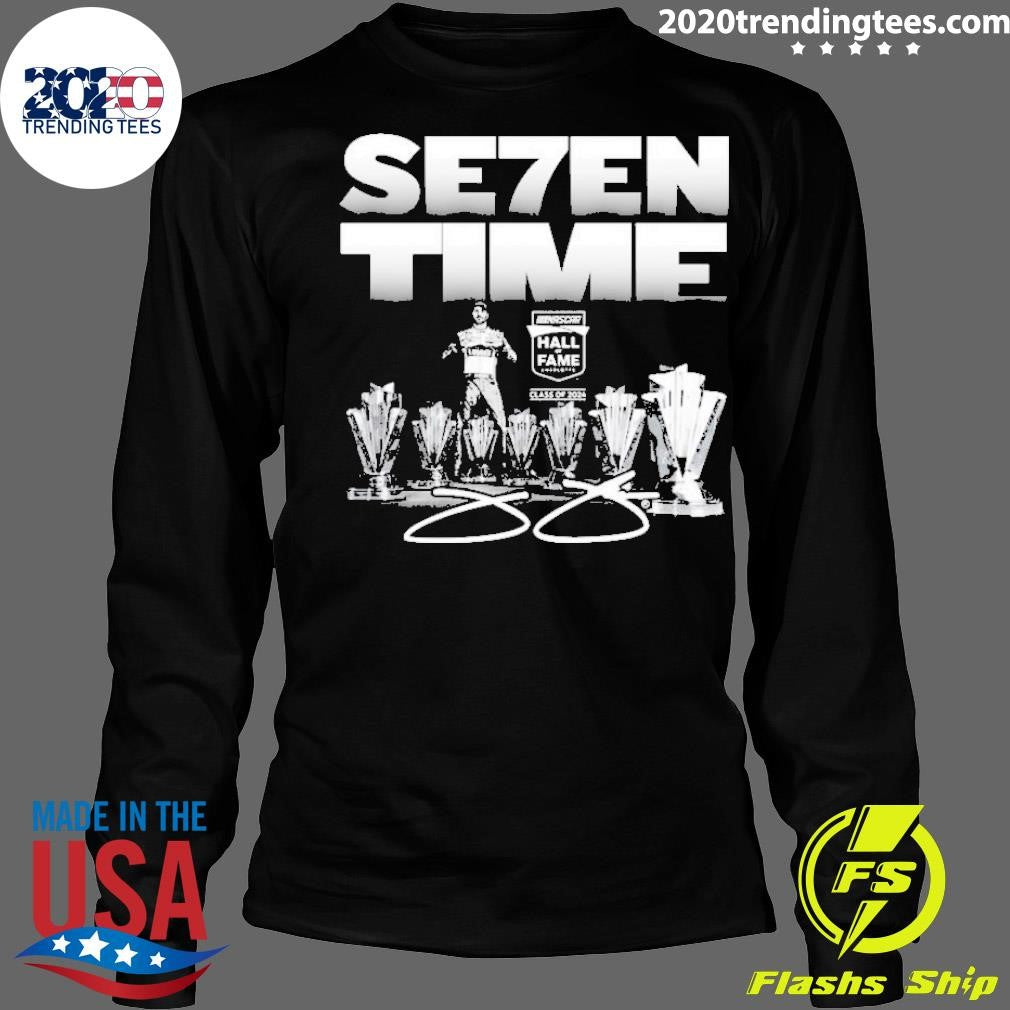 Nice Jimmie Johnson Checkered Flag Sports Nascar Hall - Adult & Kids T-Shirts, Sweatshirts & Hoodies apparel design preview 4