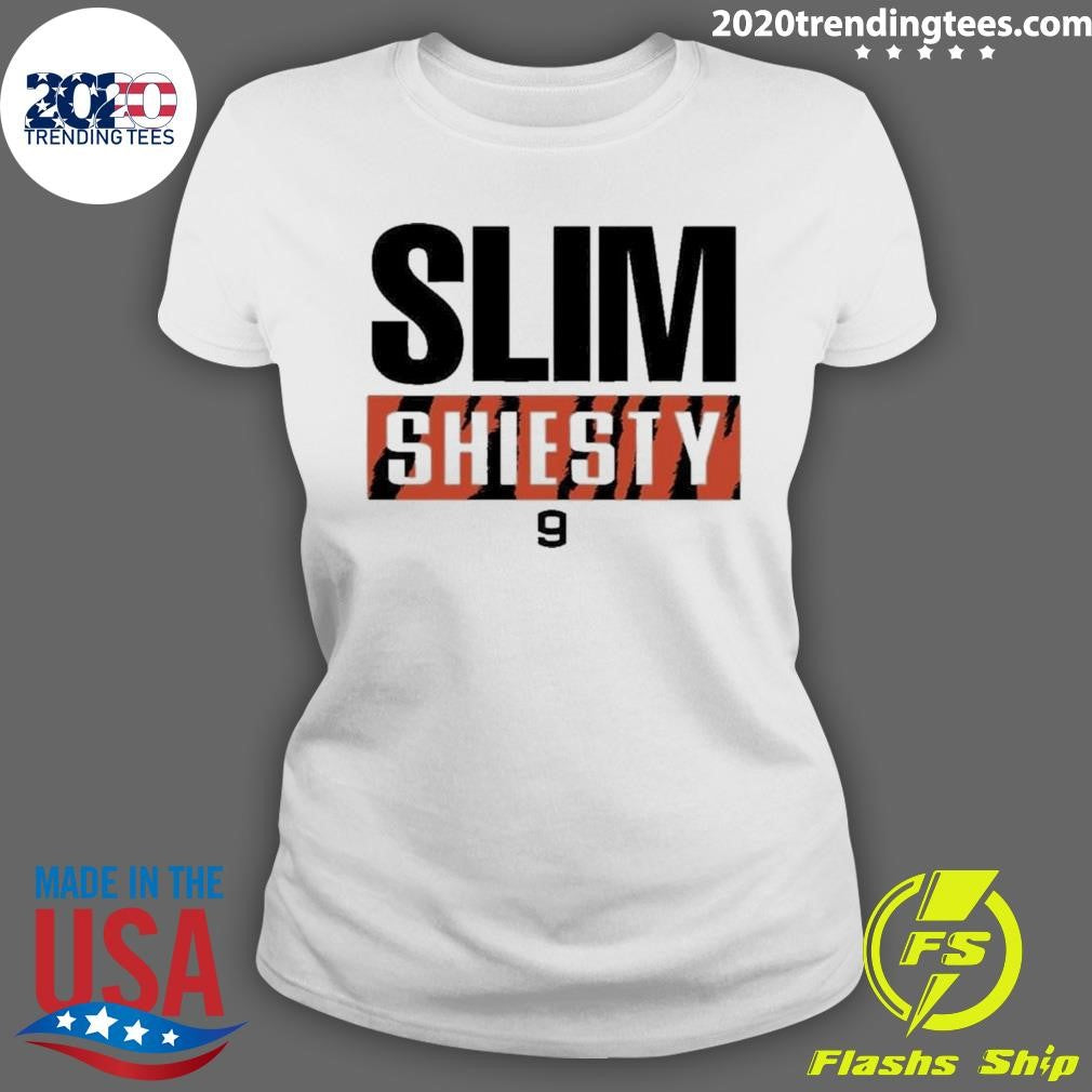 Nice Joe Burrow Slim Shiesty 9 - Adult & Kids T-Shirts, Sweatshirts & Hoodies apparel design preview 3