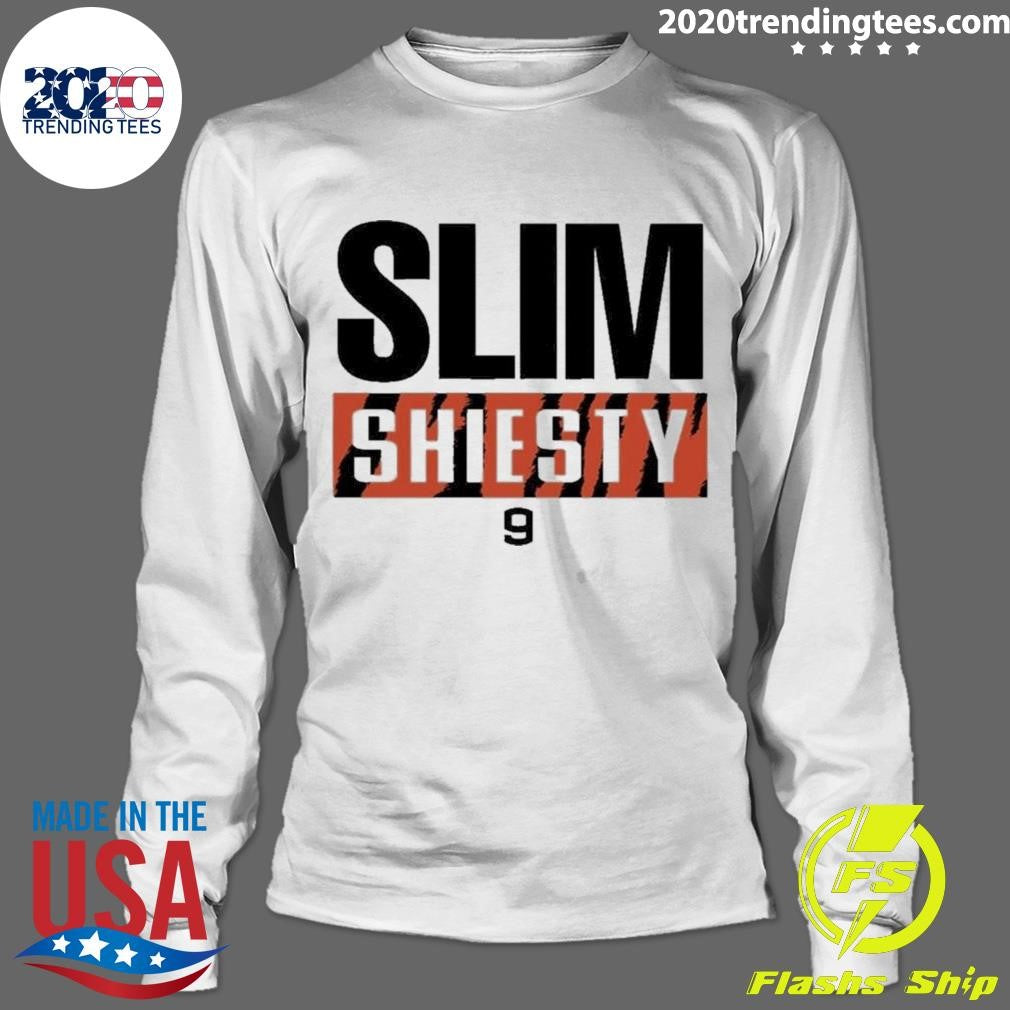 Nice Joe Burrow Slim Shiesty 9 - Adult & Kids T-Shirts, Sweatshirts & Hoodies apparel design preview 4