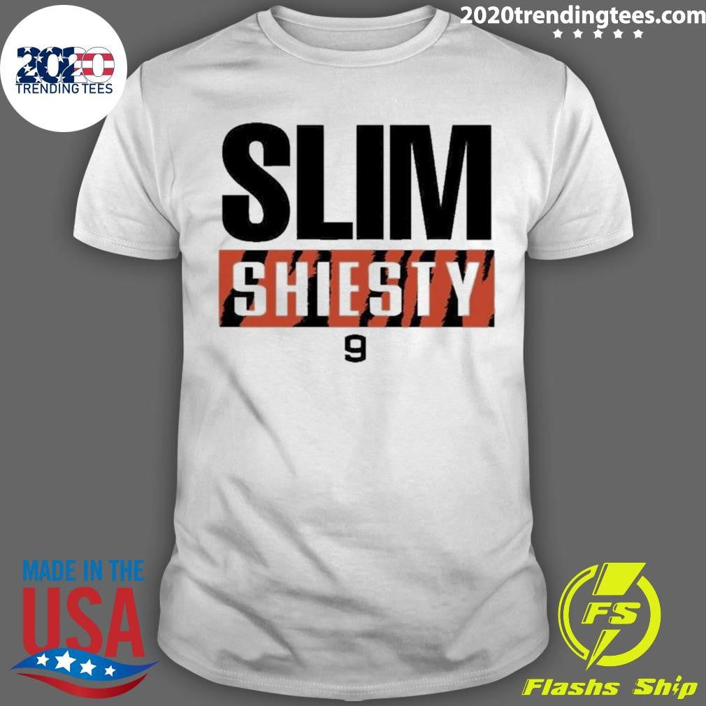 Nice Joe Burrow Slim Shiesty 9 - Adult & Kids T-Shirts, Sweatshirts & Hoodies apparel design preview 1