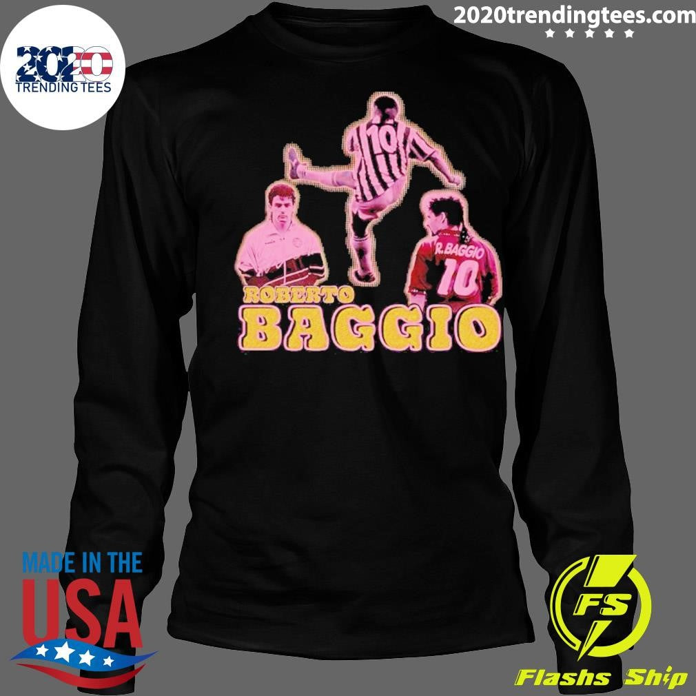 Nice Juventus Roberto Baggio Graphic - Adult & Kids T-Shirts, Sweatshirts & Hoodies apparel design preview 4
