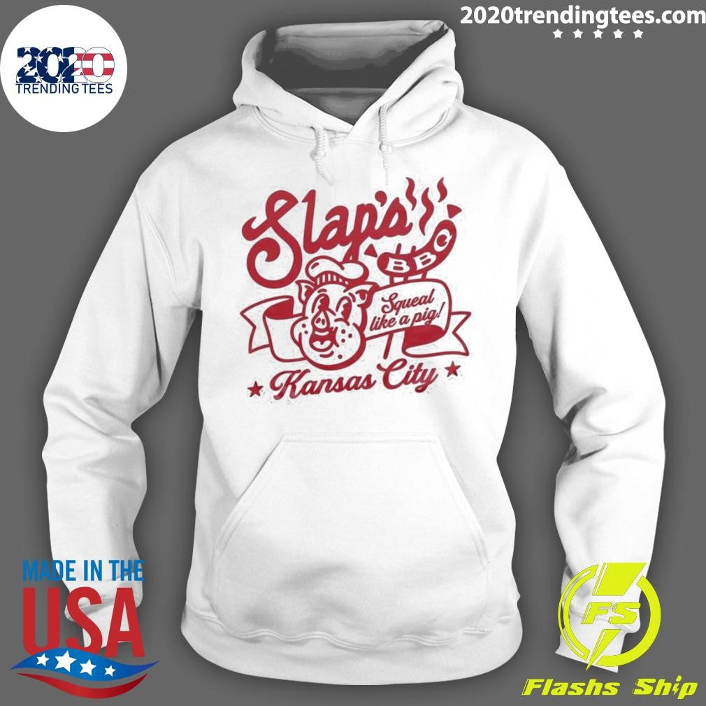 Nice Kansas City Slap's Bbq Squeal Like A Pig - Adult & Kids T-Shirts, Sweatshirts & Hoodies apparel design preview 2