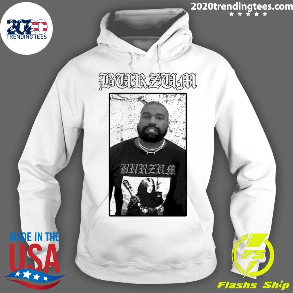 Nice Kanye West Wearing Burzum - Adult & Kids T-Shirts, Sweatshirts & Hoodies apparel design preview 2