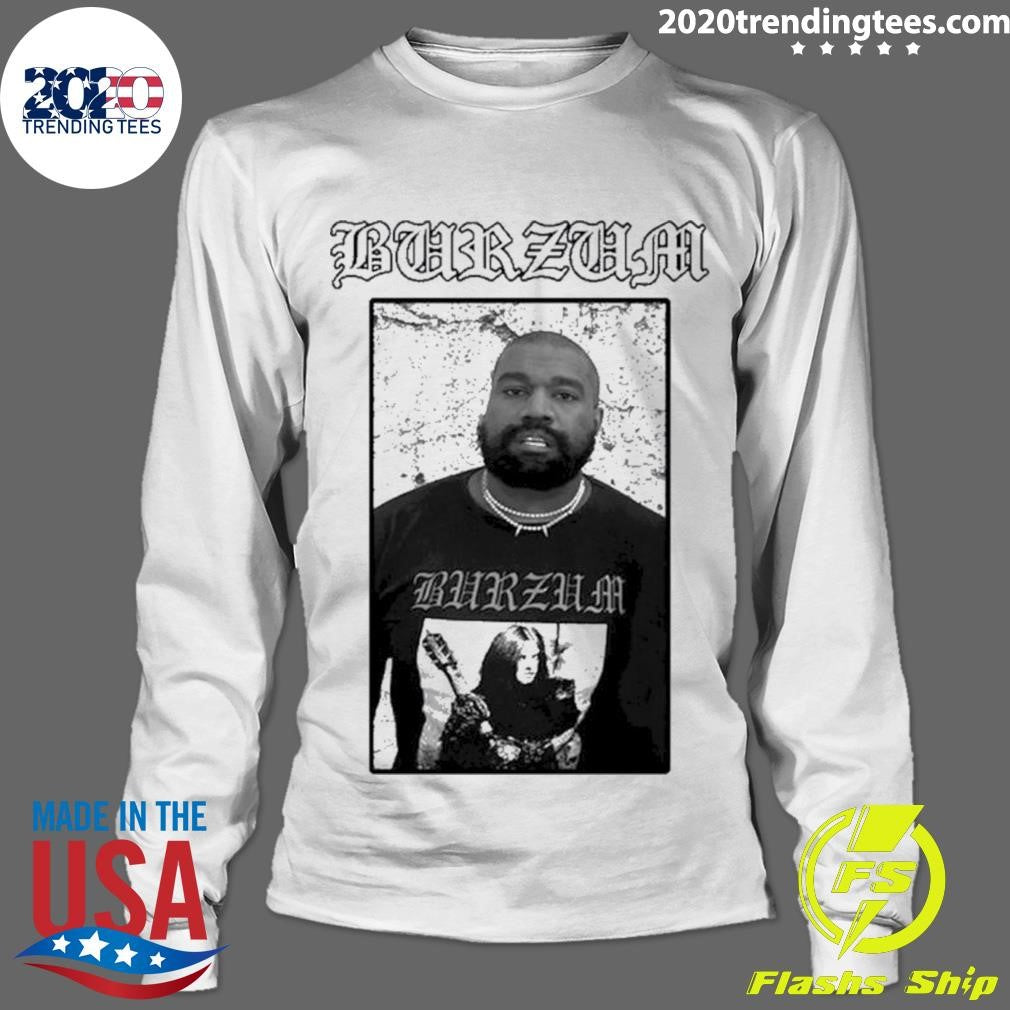 Nice Kanye West Wearing Burzum - Adult & Kids T-Shirts, Sweatshirts & Hoodies apparel design preview 4