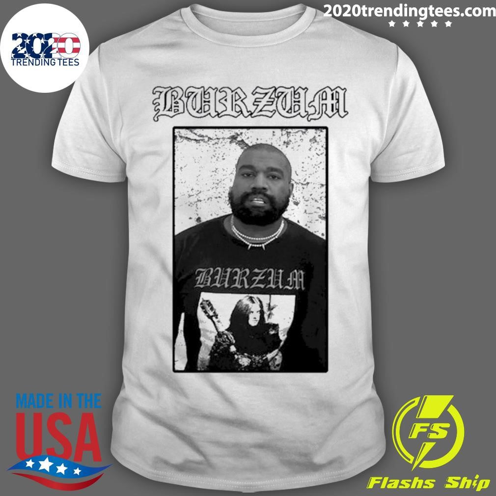 Nice Kanye West Wearing Burzum - Adult & Kids T-Shirts, Sweatshirts & Hoodies apparel design preview 1