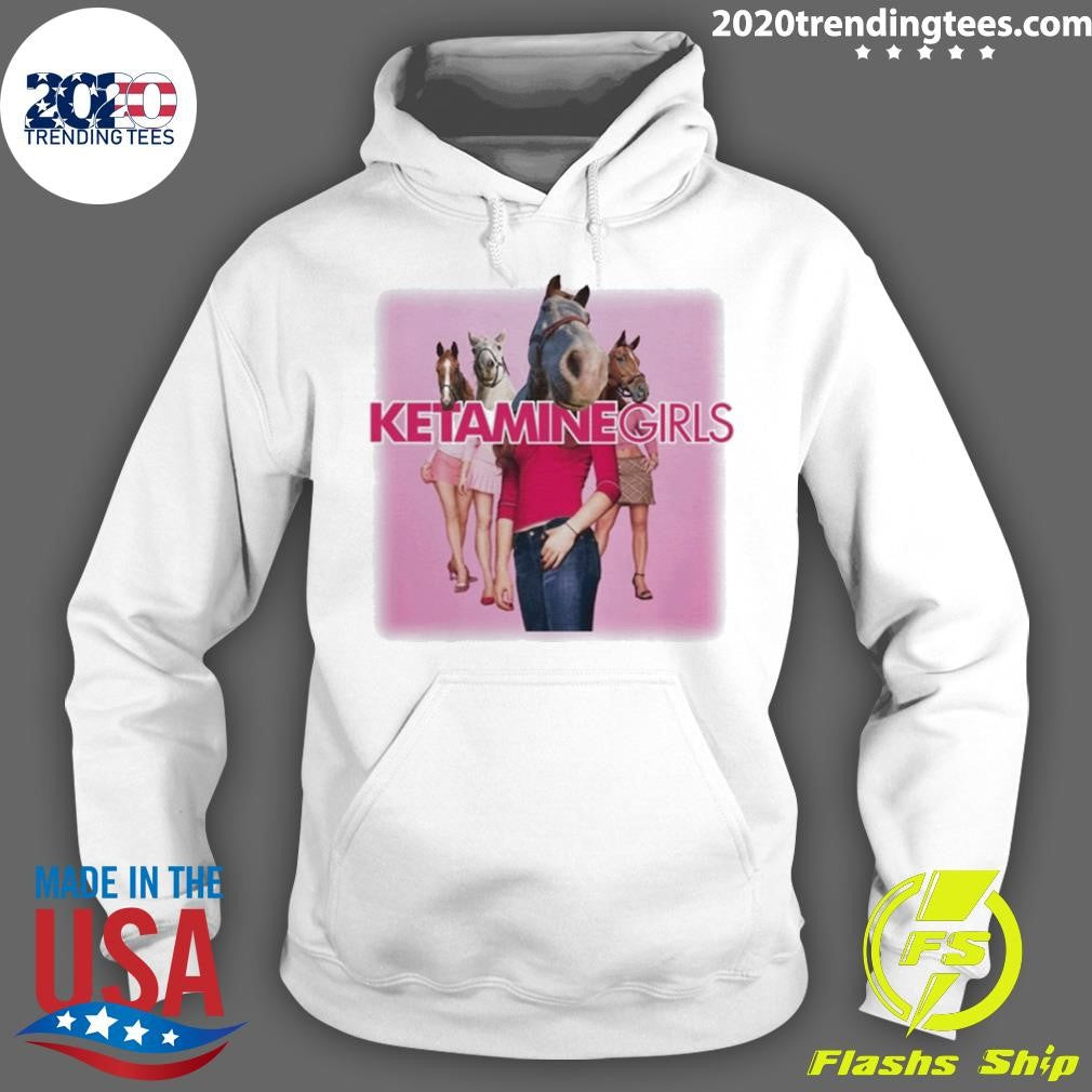 Nice Ketamean Girls Horses - Adult & Kids T-Shirts, Sweatshirts & Hoodies apparel design preview 2