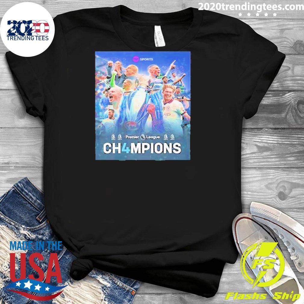 Nice Manchester City Are Premier League Ch4mpions - Adult & Kids T-Shirts, Sweatshirts & Hoodies apparel design preview 3