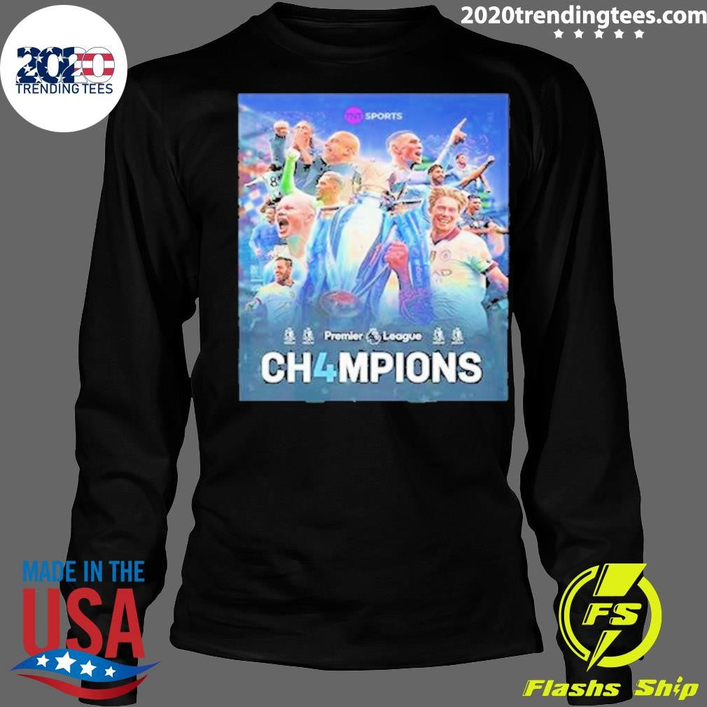 Nice Manchester City Are Premier League Ch4mpions - Adult & Kids T-Shirts, Sweatshirts & Hoodies apparel design preview 4