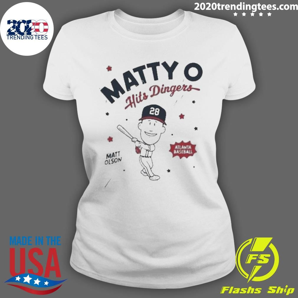 Nice Matty O Hits Dingers - Adult & Kids T-Shirts, Sweatshirts & Hoodies apparel design preview 3