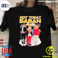 Nice Michigan Beat Alabama Not Today Saban - Adult & Kids T-Shirts, Sweatshirts & Hoodies apparel design preview 1