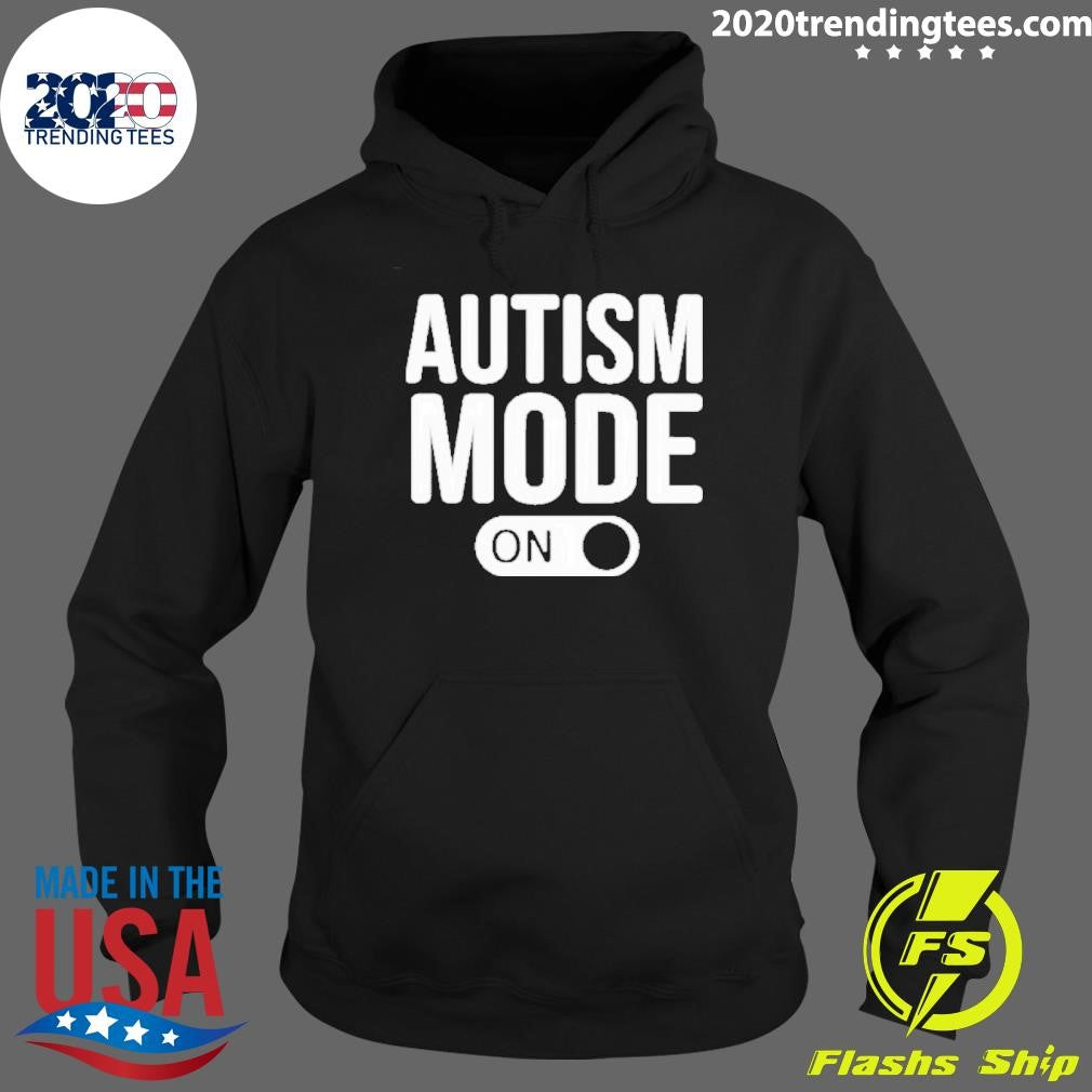 Nice Moonshine Autism Mode On - Adult & Kids T-Shirts, Sweatshirts & Hoodies apparel design preview 2