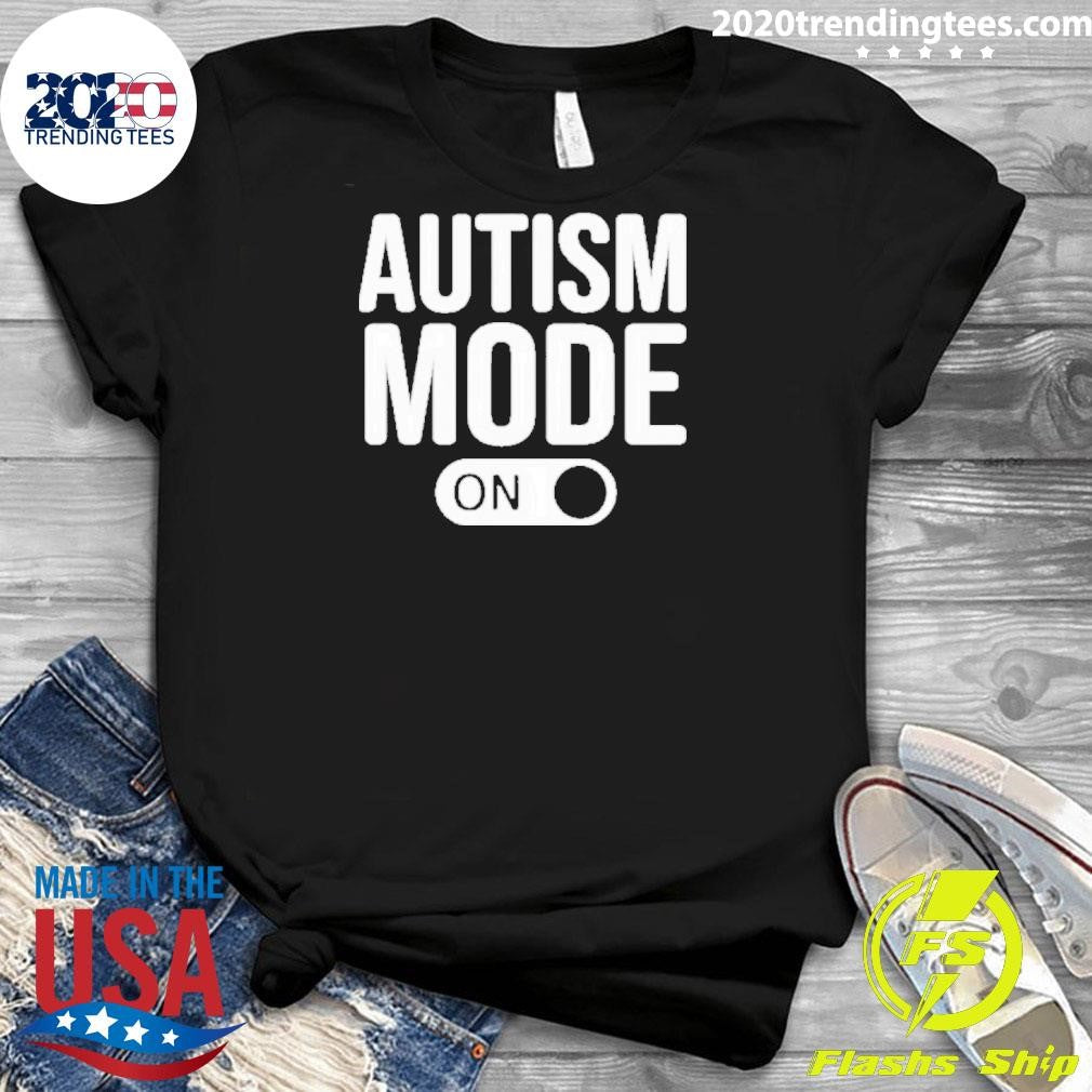 Nice Moonshine Autism Mode On - Adult & Kids T-Shirts, Sweatshirts & Hoodies apparel design preview 3