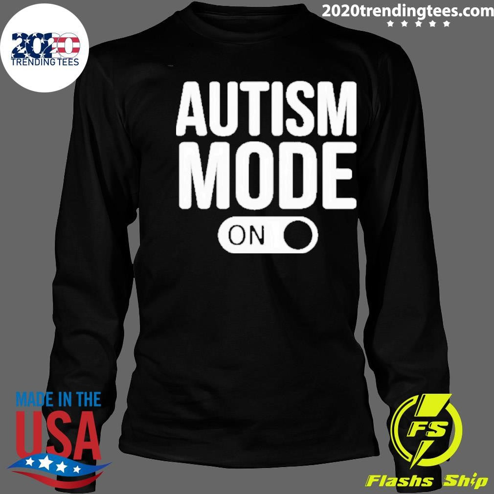 Nice Moonshine Autism Mode On - Adult & Kids T-Shirts, Sweatshirts & Hoodies apparel design preview 4