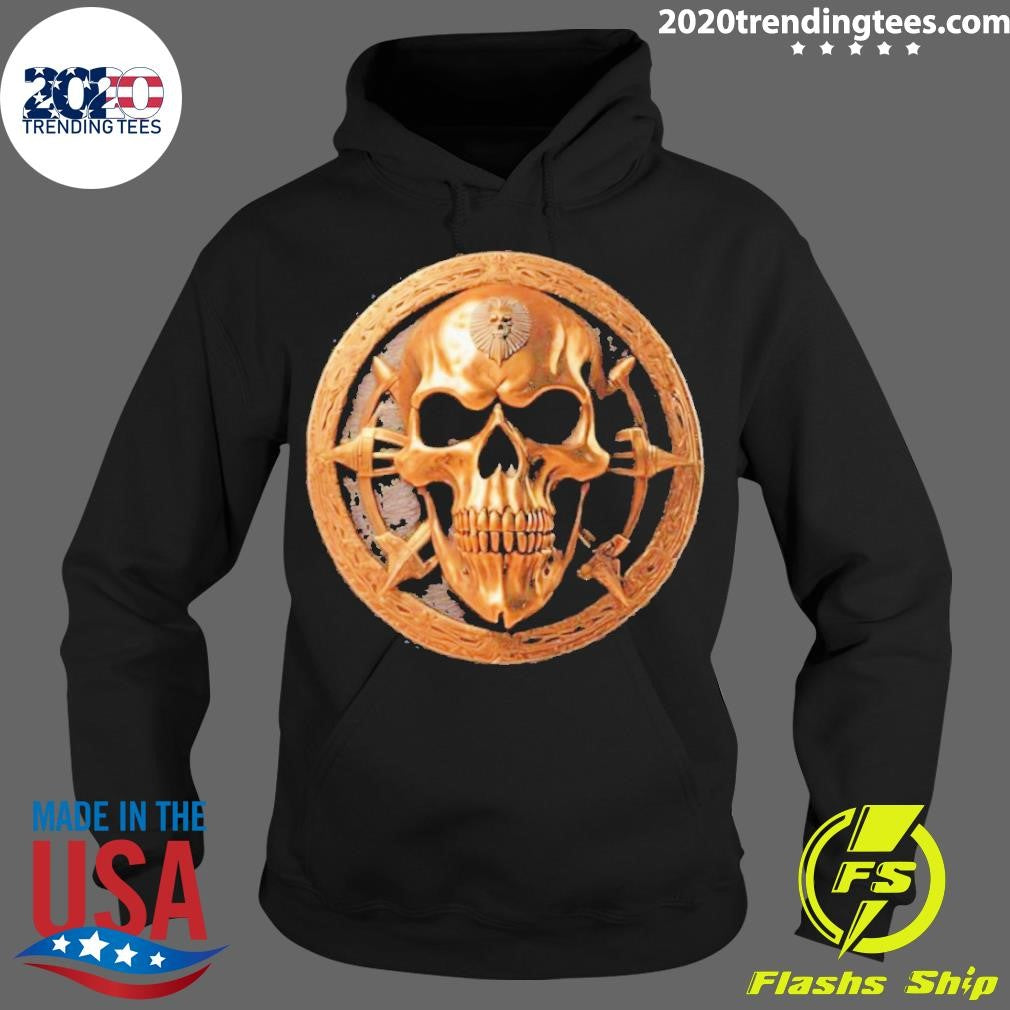Nice Moto Skull Head Royal Logo - Adult & Kids T-Shirts, Sweatshirts & Hoodies apparel design preview 2
