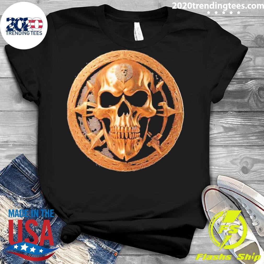 Nice Moto Skull Head Royal Logo - Adult & Kids T-Shirts, Sweatshirts & Hoodies apparel design preview 3