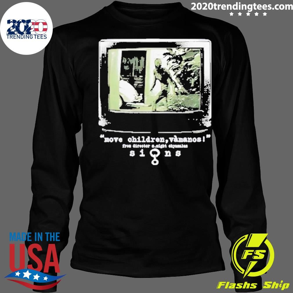Nice Move Children Vamanos From Director M.Night - Adult & Kids T-Shirts, Sweatshirts & Hoodies apparel design preview 4