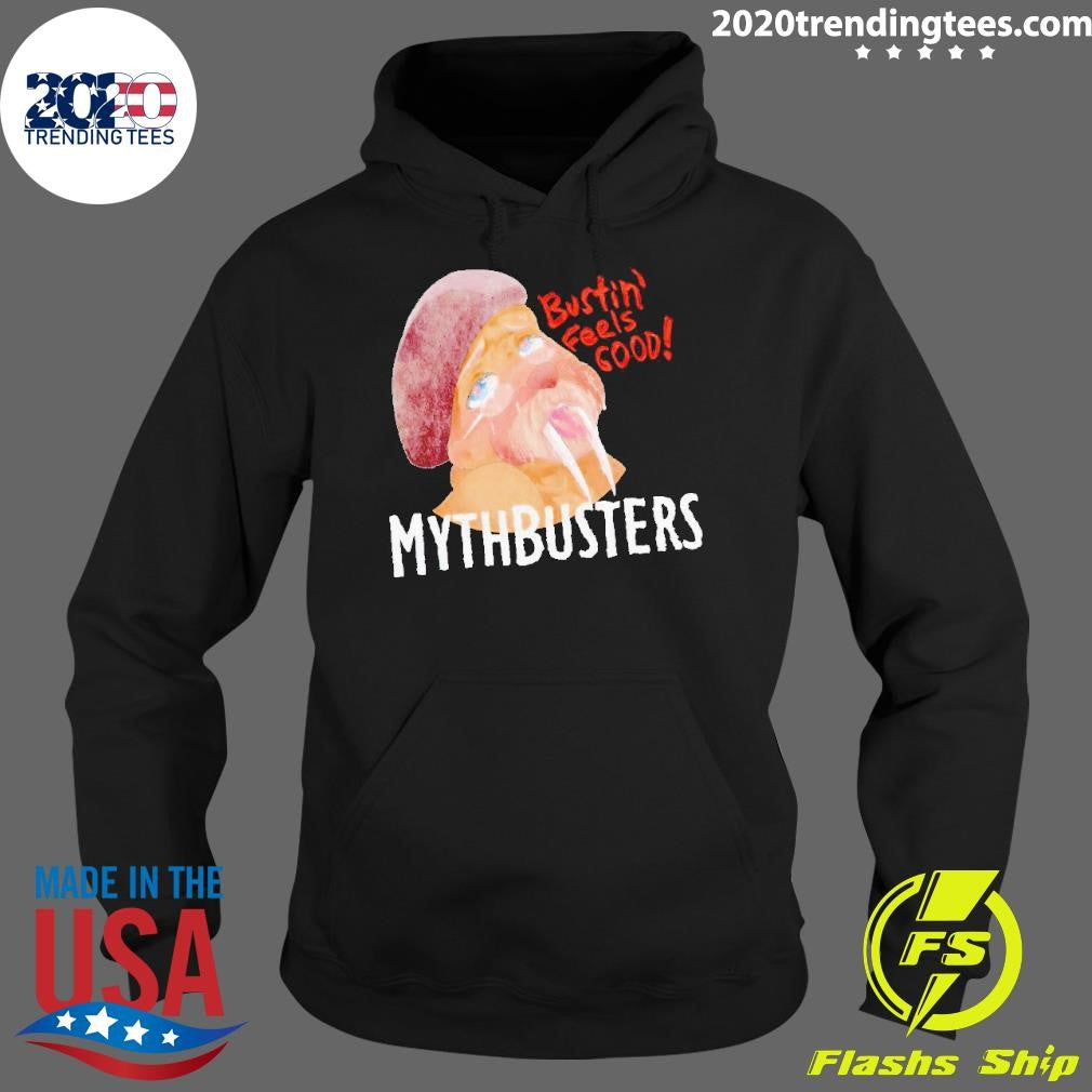 Nice Mythbusters Walrus Busting Feels Good - Adult & Kids T-Shirts, Sweatshirts & Hoodies apparel design preview 2