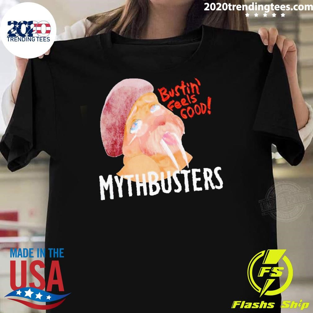 Nice Mythbusters Walrus Busting Feels Good - Adult & Kids T-Shirts, Sweatshirts & Hoodies apparel design preview 1