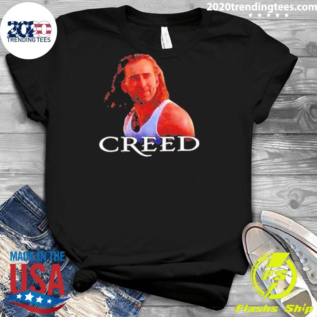 Nice Nicolas Cage Creed - Adult & Kids T-Shirts, Sweatshirts & Hoodies apparel design preview 3