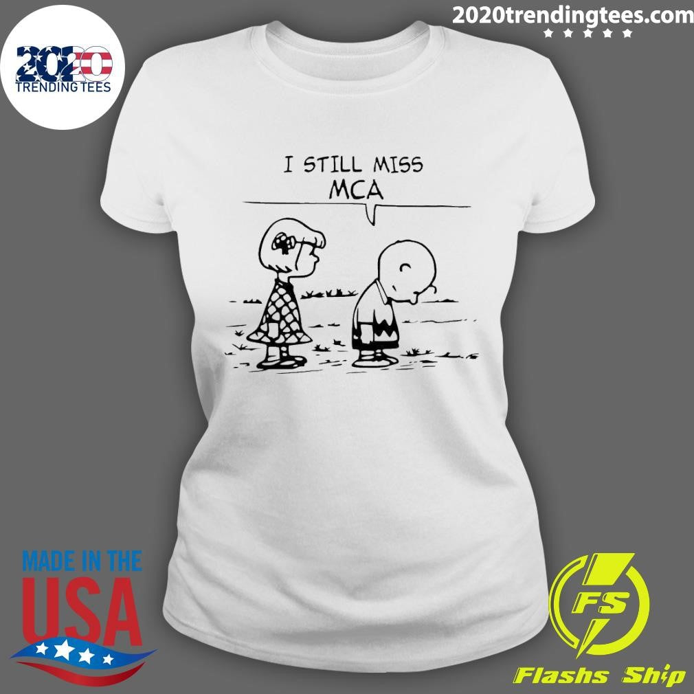 Nice Peanuts Characters I Still Miss Mca - Adult & Kids T-Shirts, Sweatshirts & Hoodies apparel design preview 3