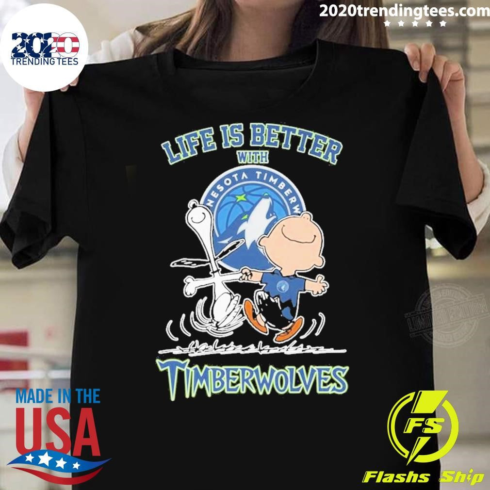Nice Peanuts Snoopy And Charlie Brown Life Is Better - Adult & Kids T-Shirts, Sweatshirts & Hoodies apparel design preview 1