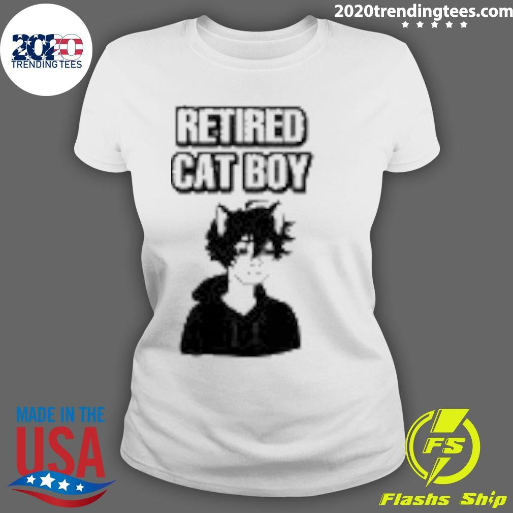 Nice Retired Cat Boy - Adult & Kids T-Shirts, Sweatshirts & Hoodies apparel design preview 3