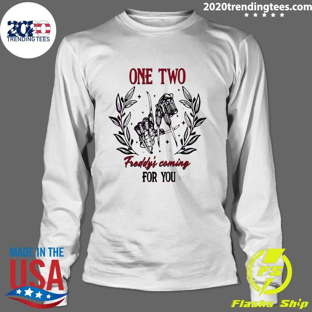 Nice Retro One Two Freddy's Coming For You - Adult & Kids T-Shirts, Sweatshirts & Hoodies apparel design preview 4