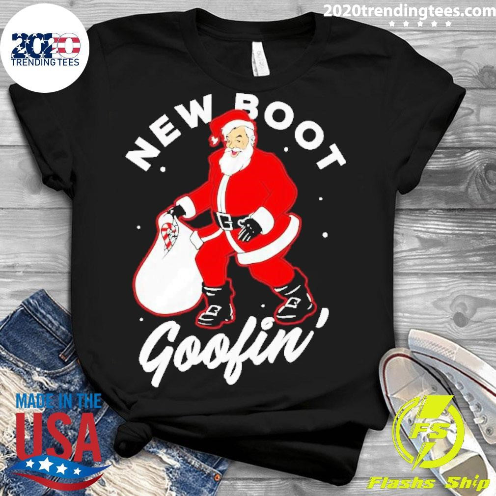 Nice Santa Claus New Boot Goofin' Christmas - Adult & Kids T-Shirts, Sweatshirts & Hoodies apparel design preview 3