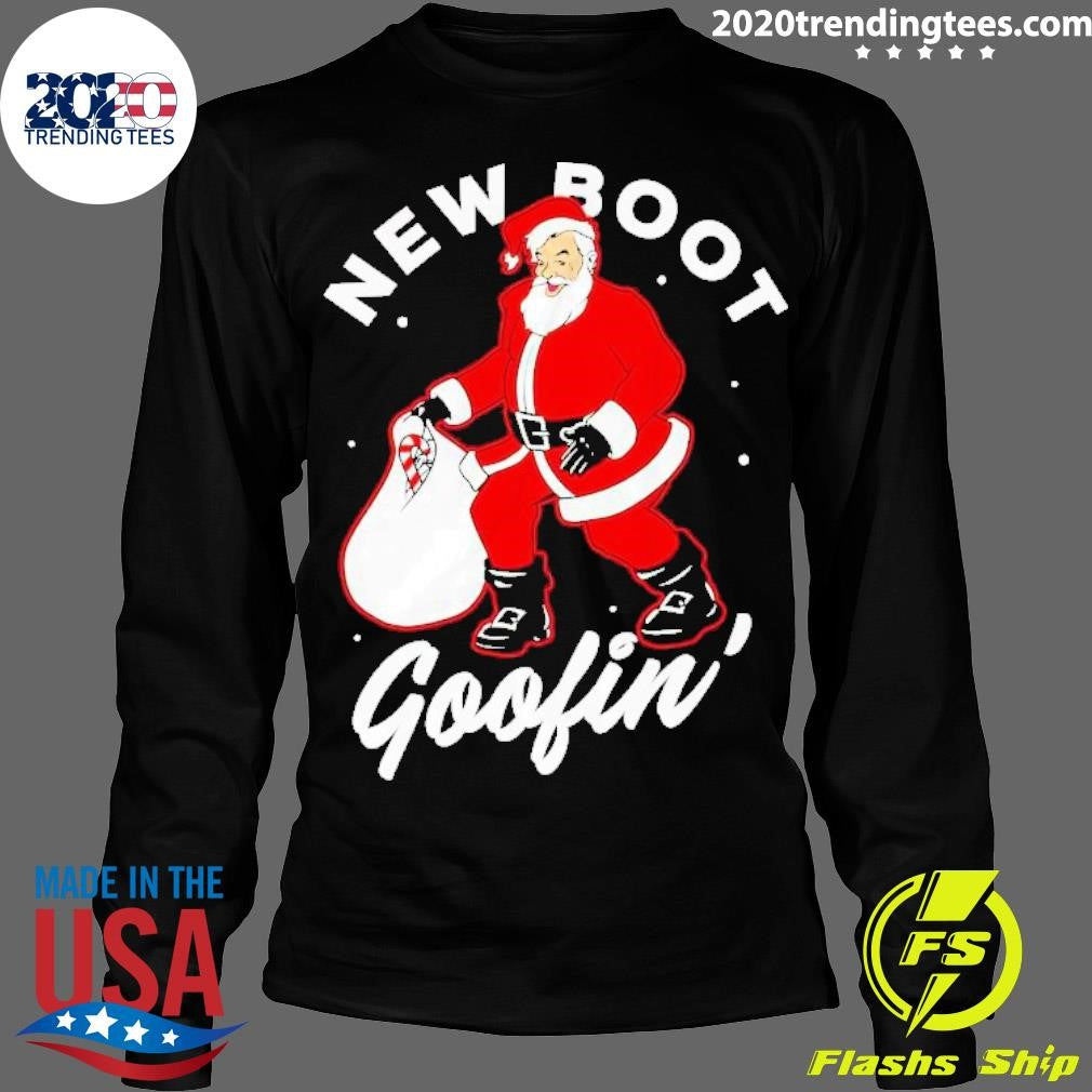 Nice Santa Claus New Boot Goofin' Christmas - Adult & Kids T-Shirts, Sweatshirts & Hoodies apparel design preview 4